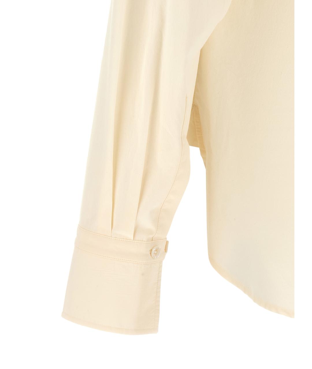 THE ROW Бежевая хлопковая кэжуал рубашка, фото 4