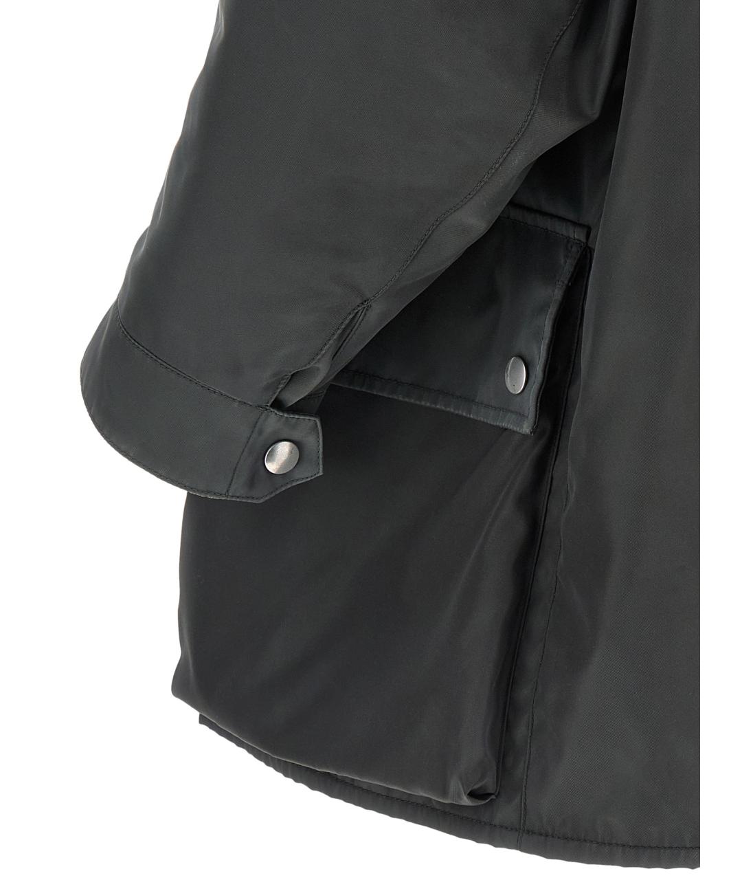 PRADA Серая полиамидовая куртка, фото 4