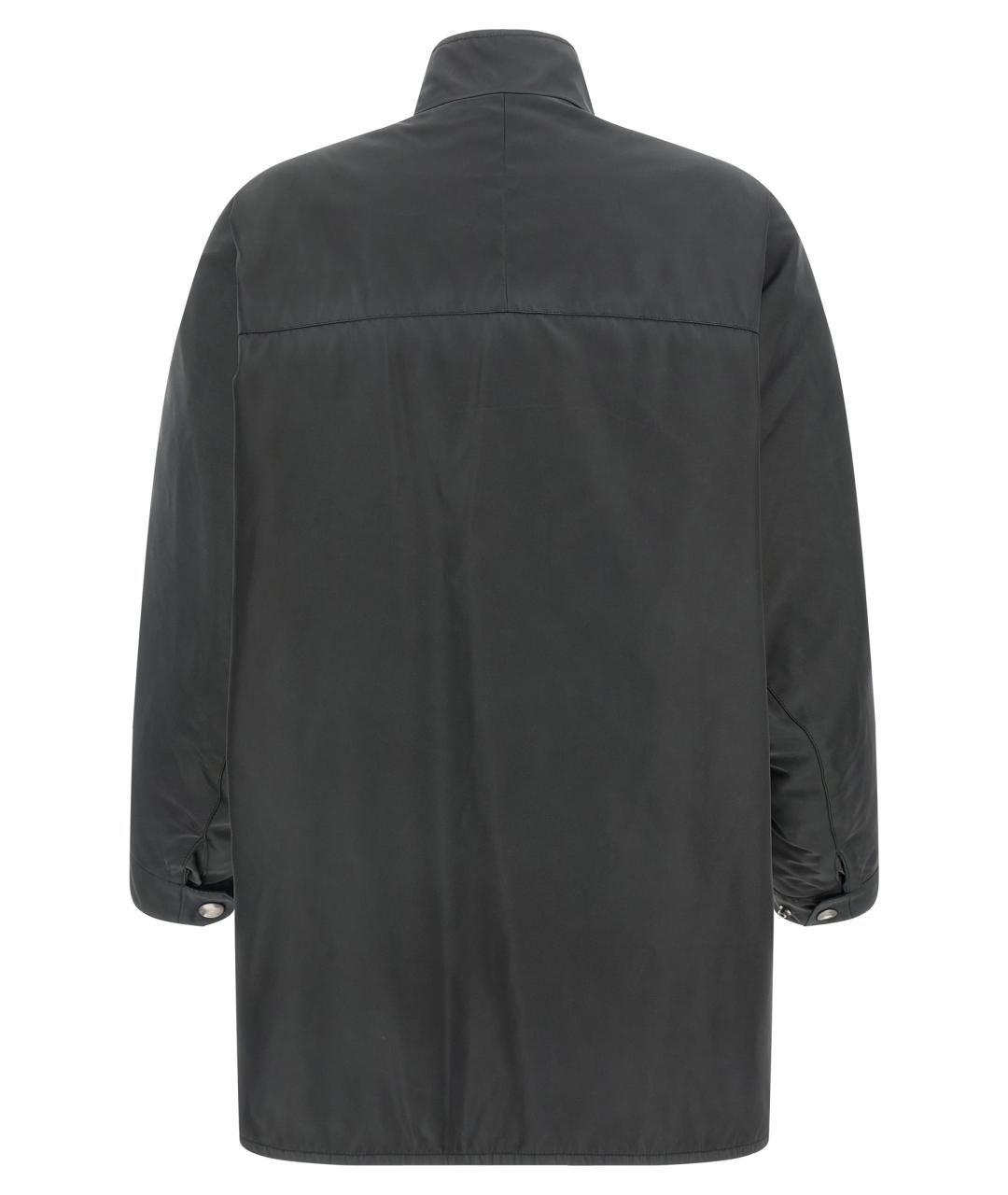 PRADA Серая полиамидовая куртка, фото 2