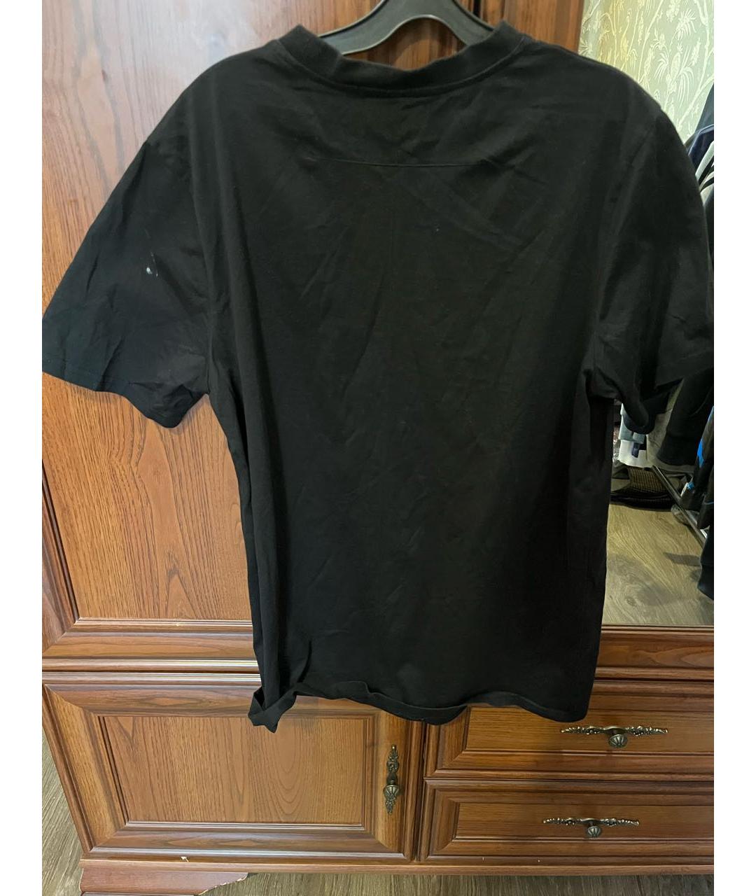 GIVENCHY Черная хлопковая футболка, фото 2