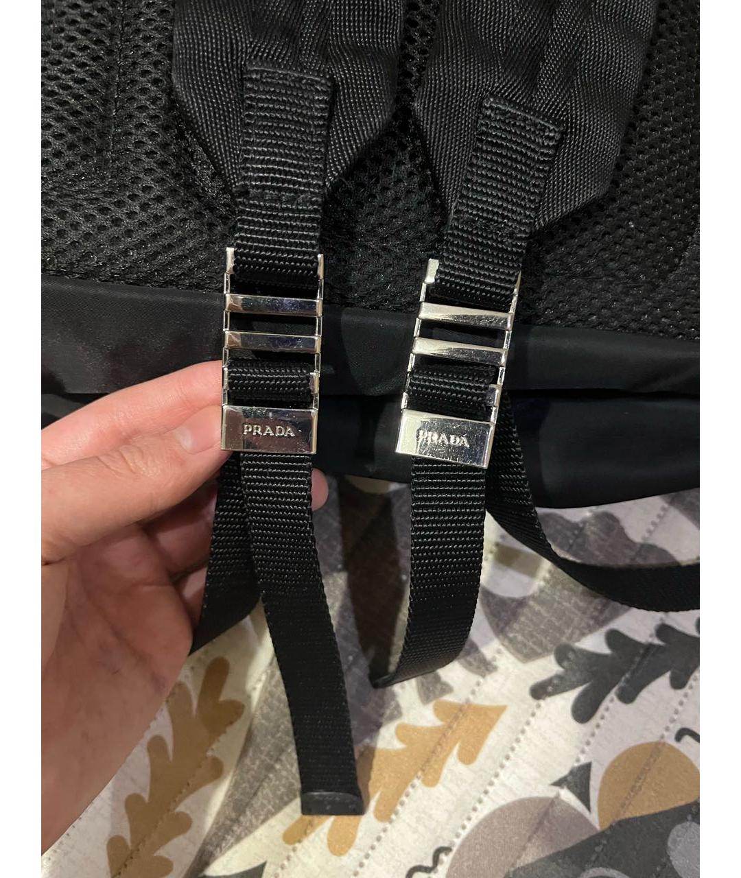 PRADA Черный рюкзак, фото 5