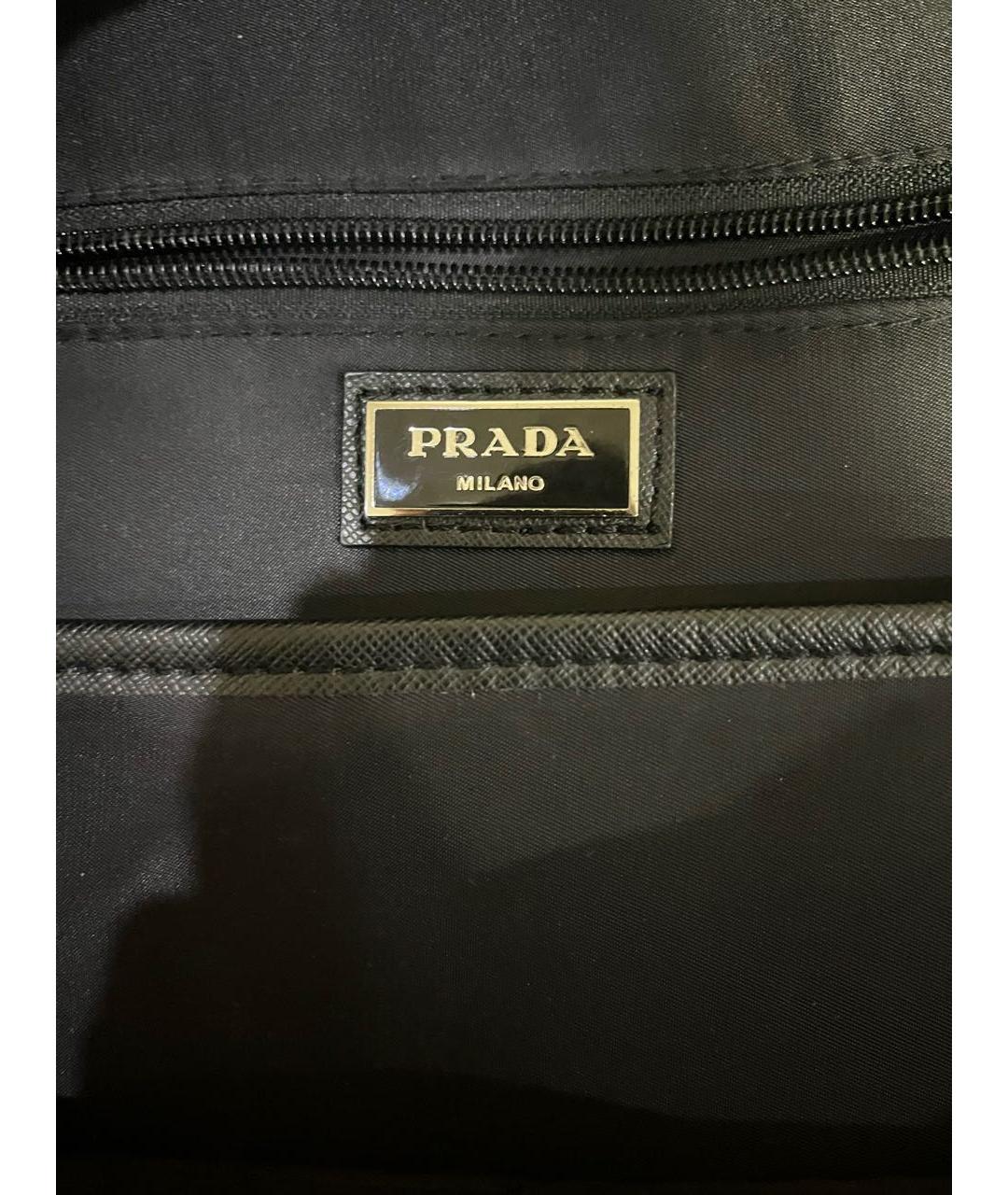 PRADA Черный рюкзак, фото 4