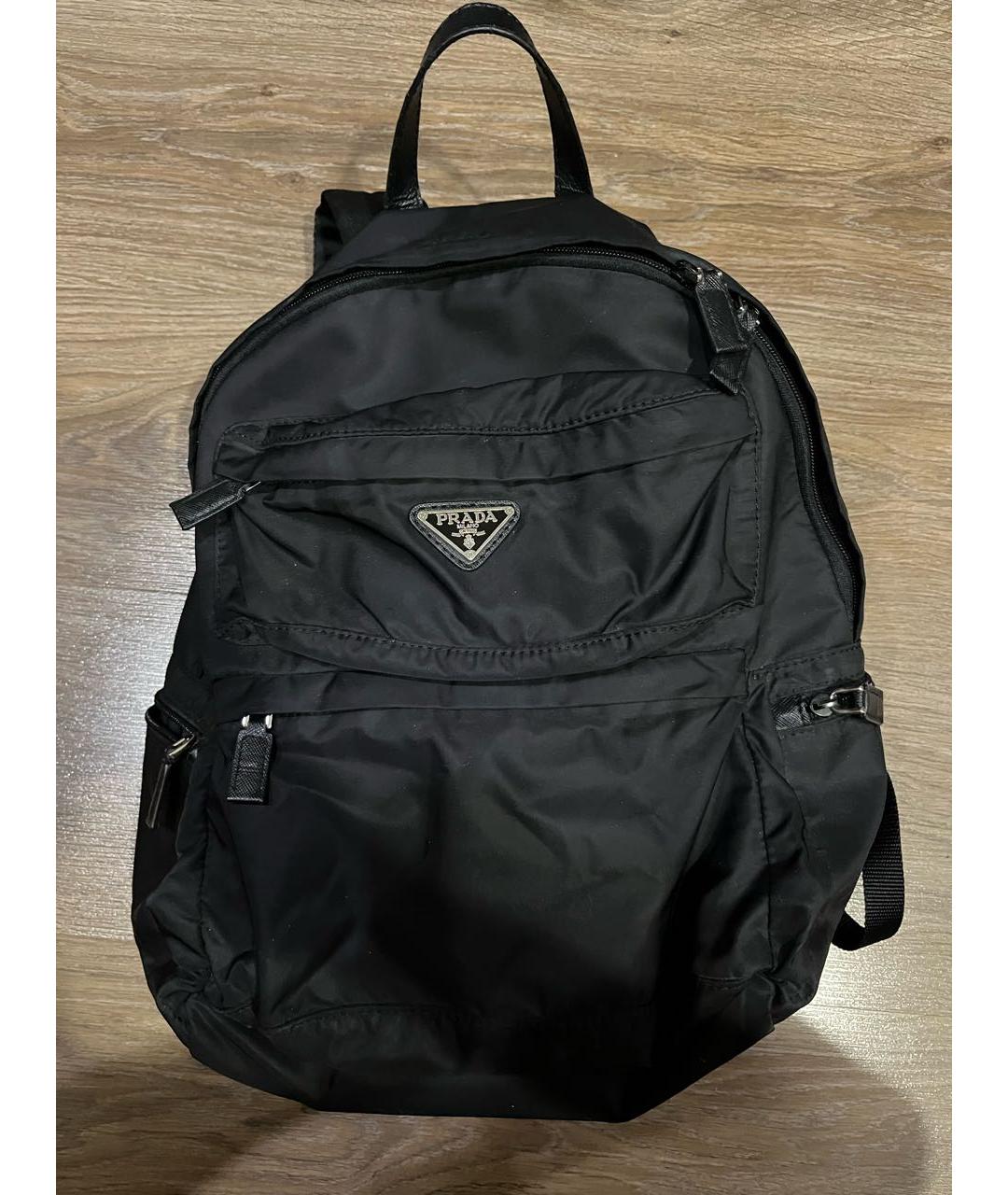 PRADA Черный рюкзак, фото 9