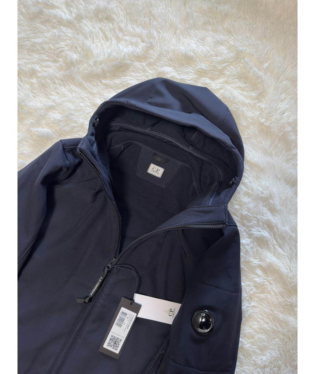 CP COMPANY Темно-синяя полиэстеровая куртка, фото 2