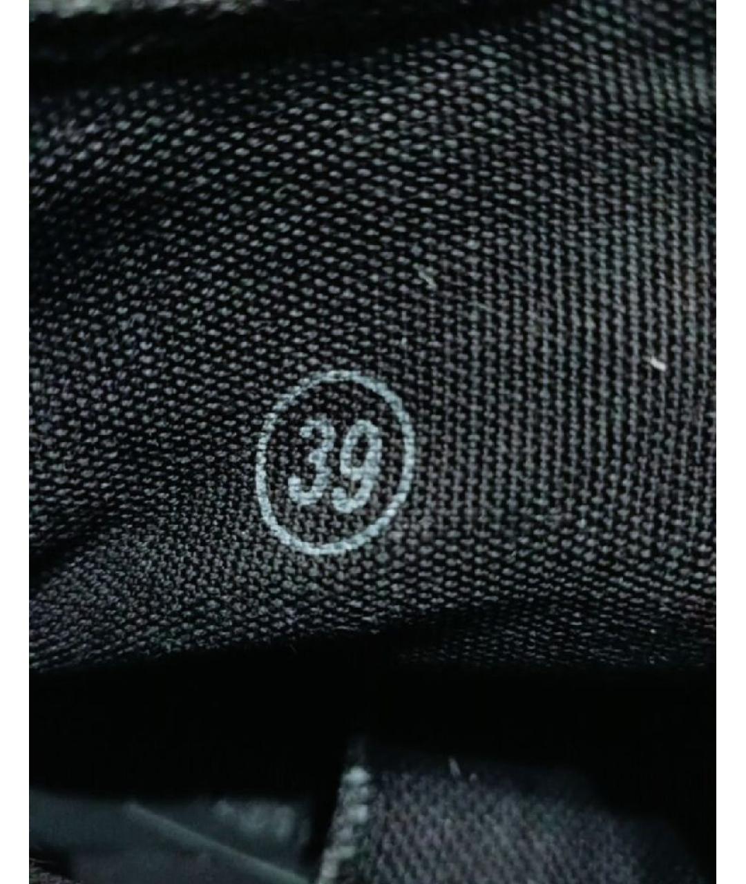 MAISON MARGIELA Черные кеды, фото 7