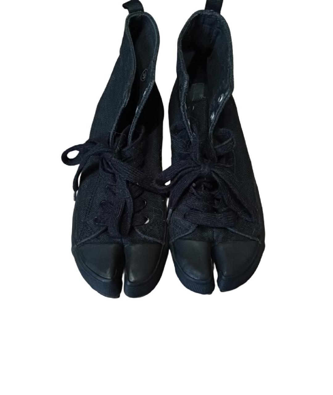 MAISON MARGIELA Черные кеды, фото 2