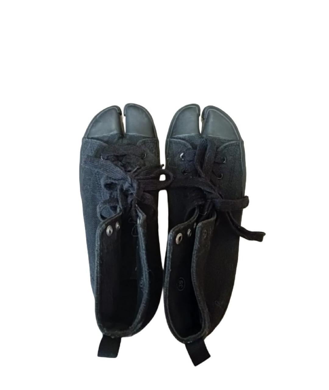 MAISON MARGIELA Черные кеды, фото 3