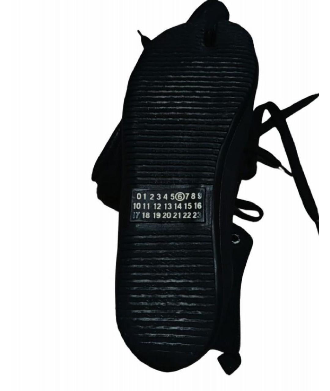 MAISON MARGIELA Черные кеды, фото 6