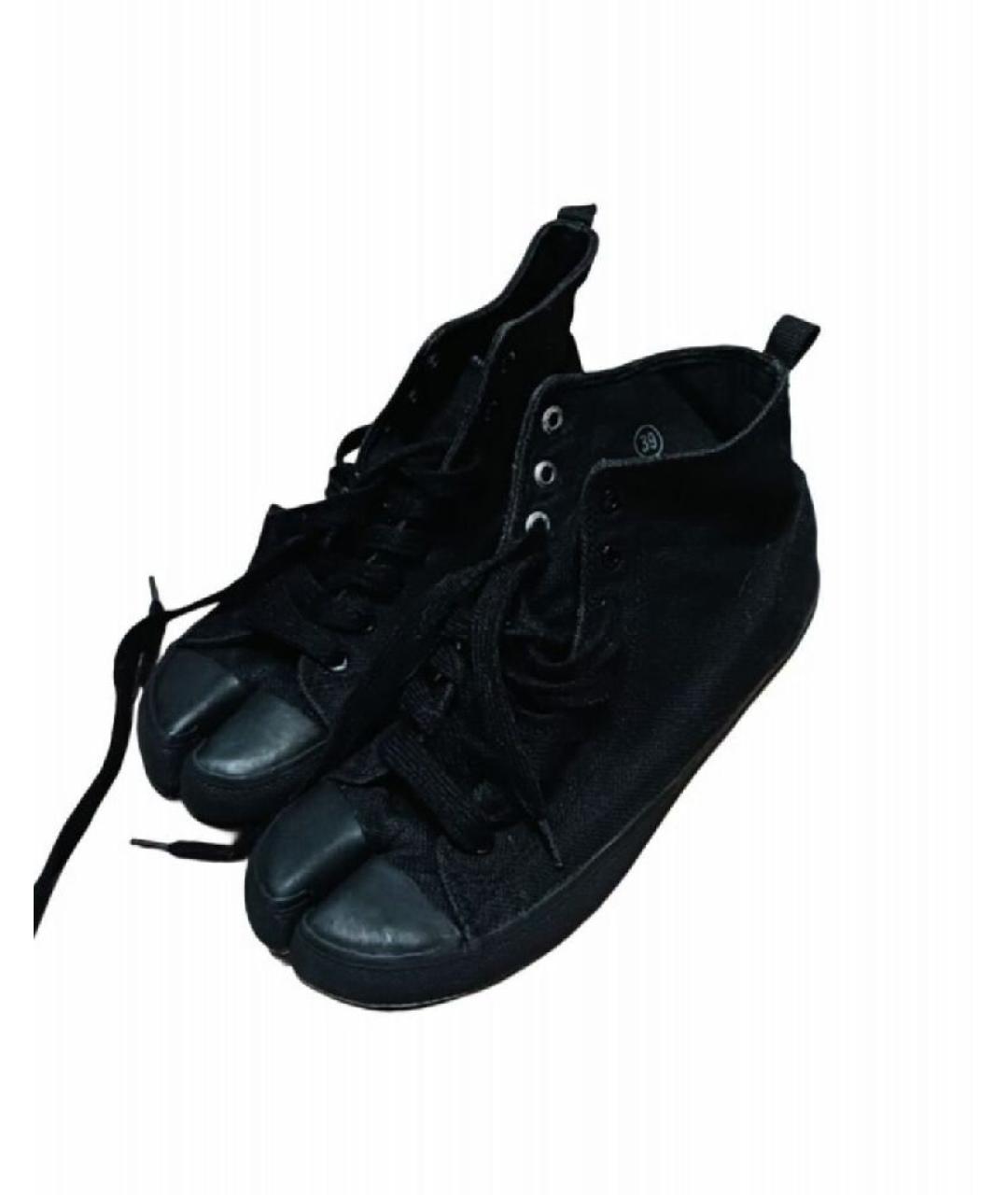 MAISON MARGIELA Черные кеды, фото 5