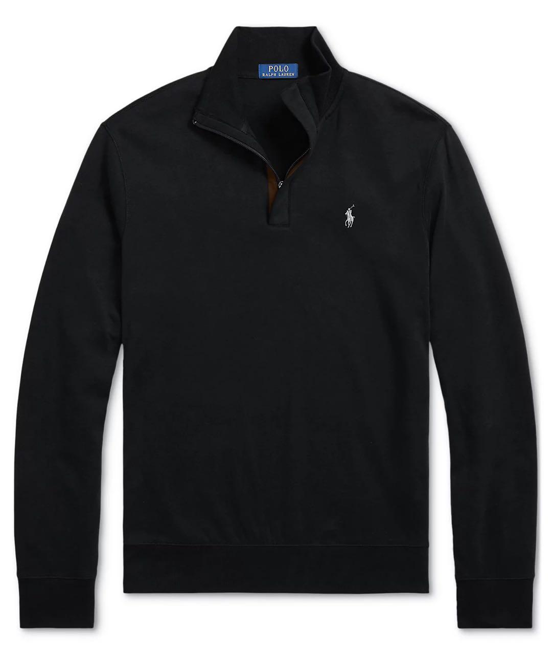 POLO RALPH LAUREN Черный хлопковый джемпер / свитер, фото 6