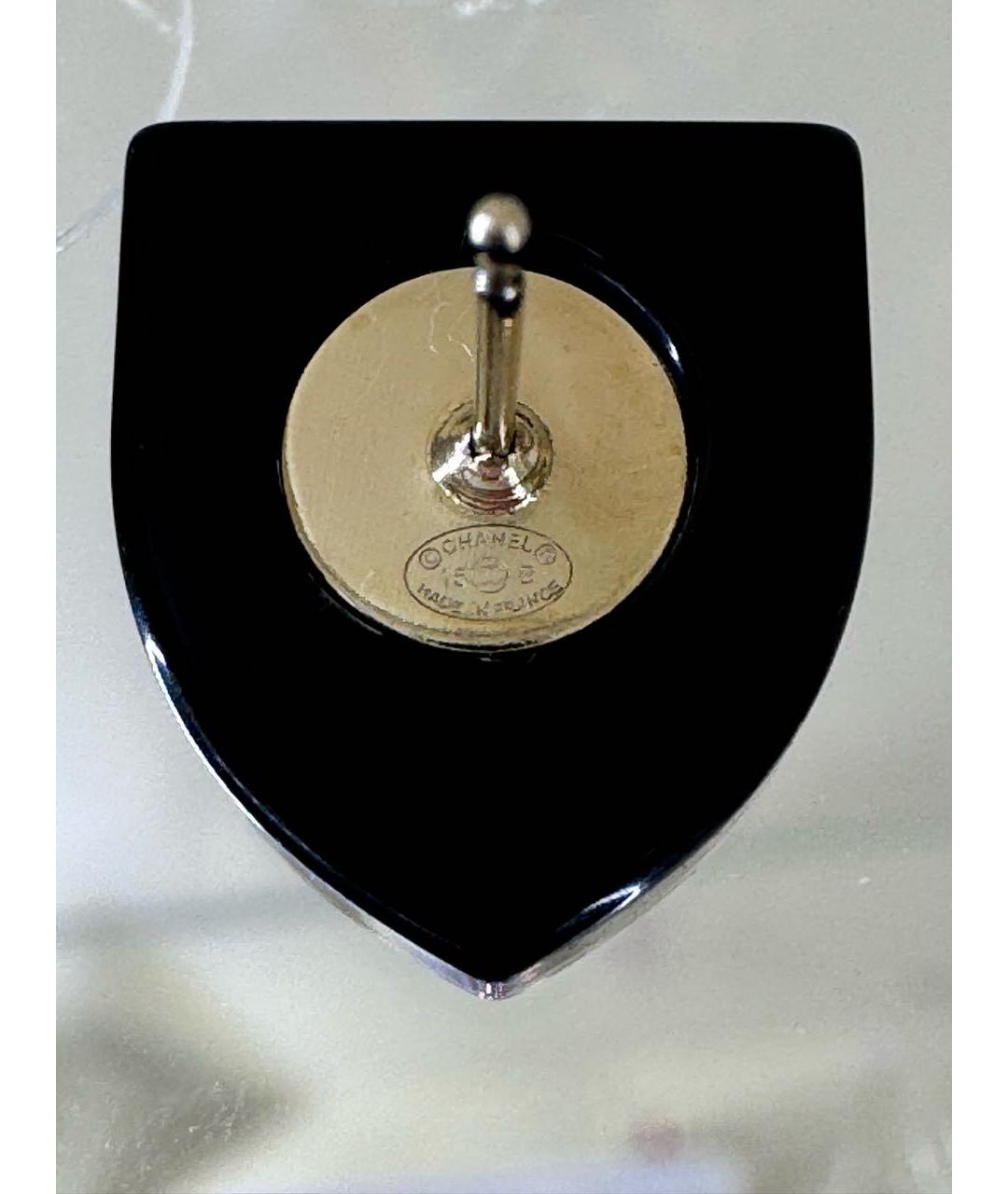 CHANEL Темно-синие серьги, фото 4