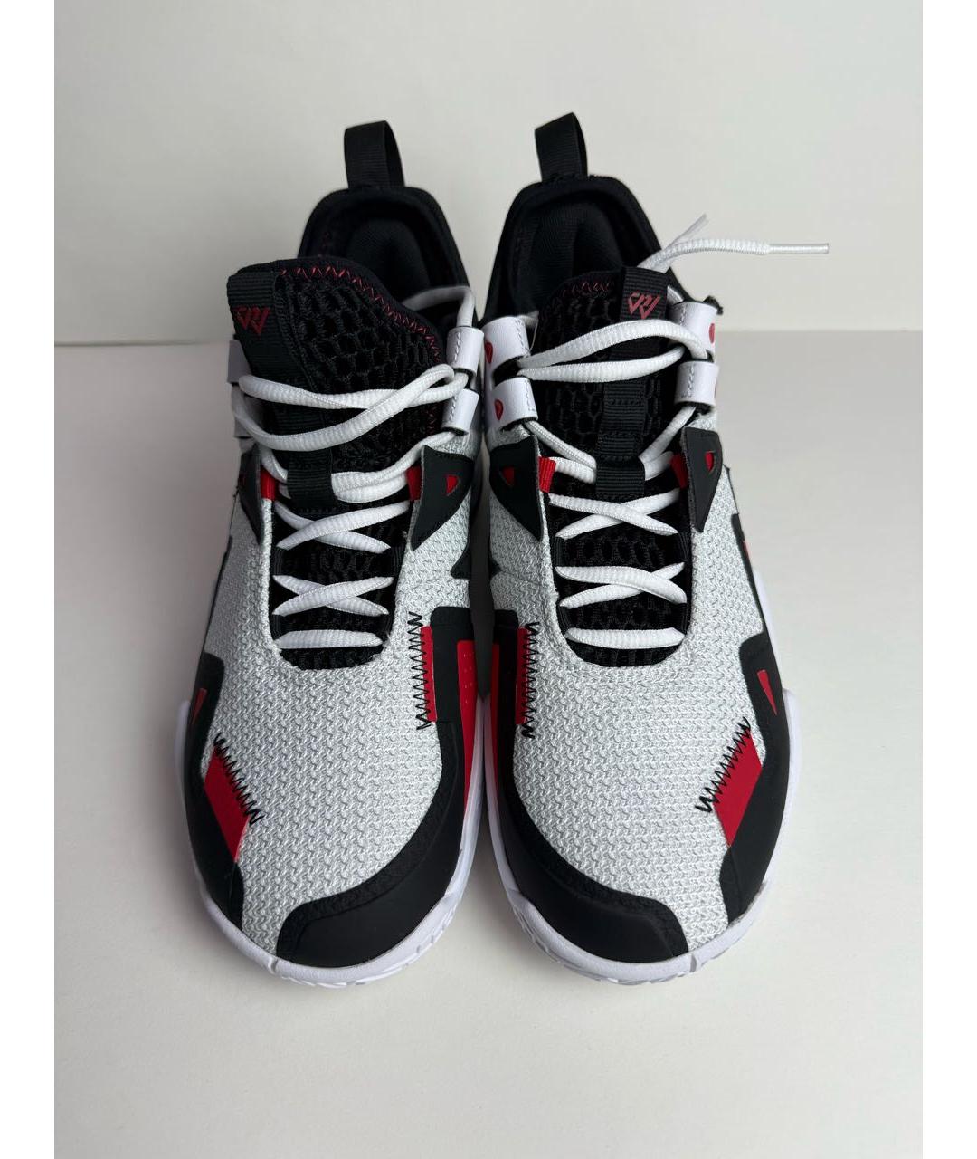 JORDAN Белые текстильные низкие кроссовки / кеды, фото 2