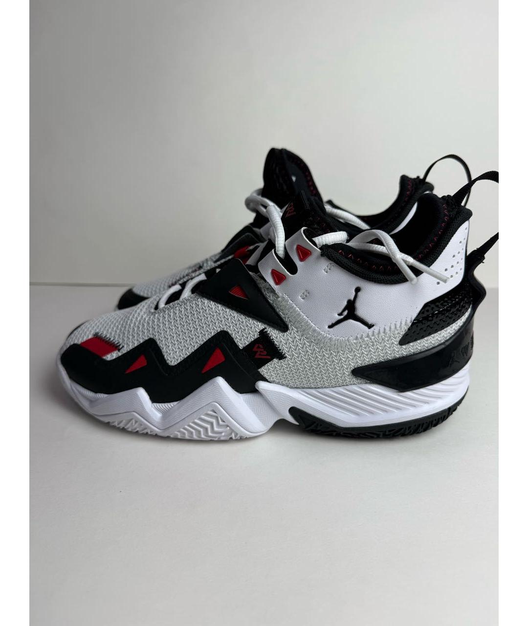 JORDAN Белые текстильные низкие кроссовки / кеды, фото 7