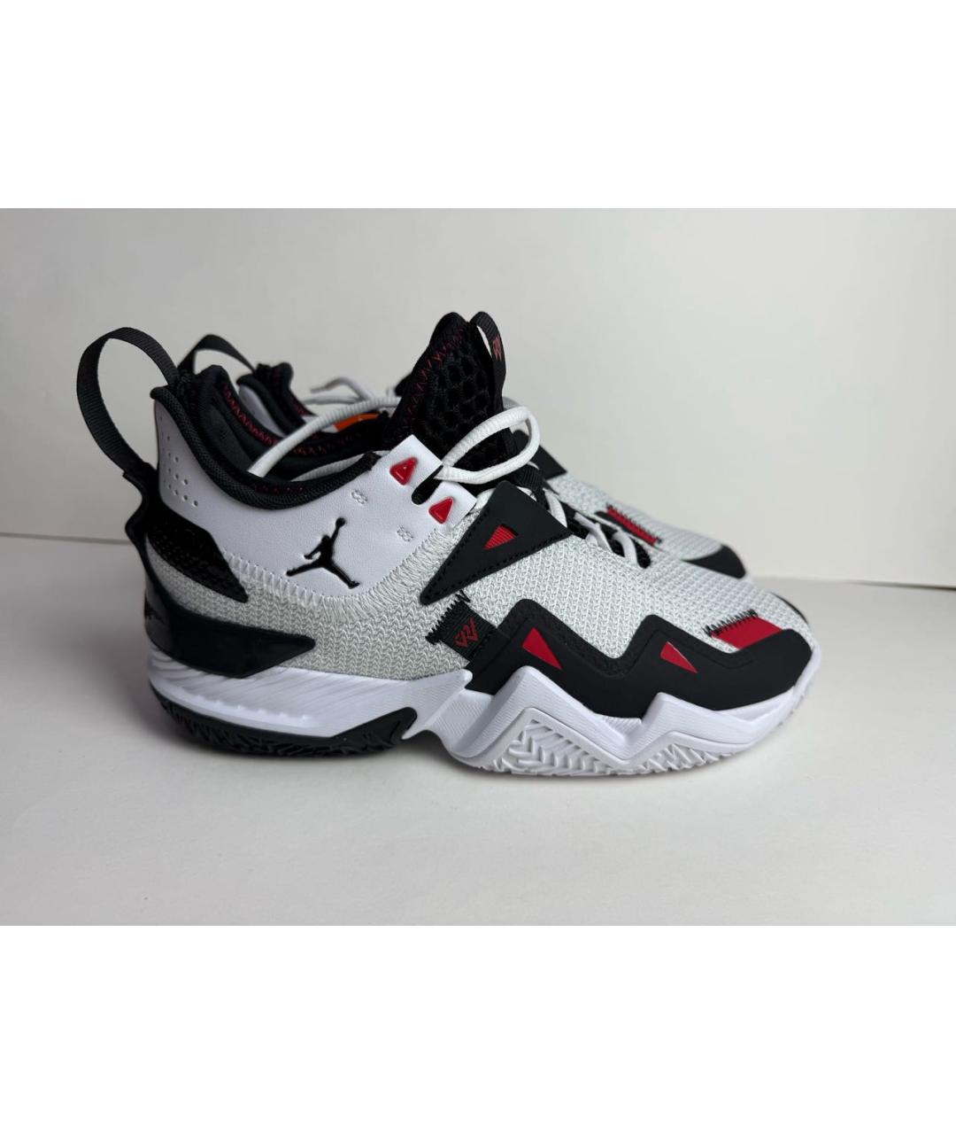 JORDAN Белые текстильные низкие кроссовки / кеды, фото 8