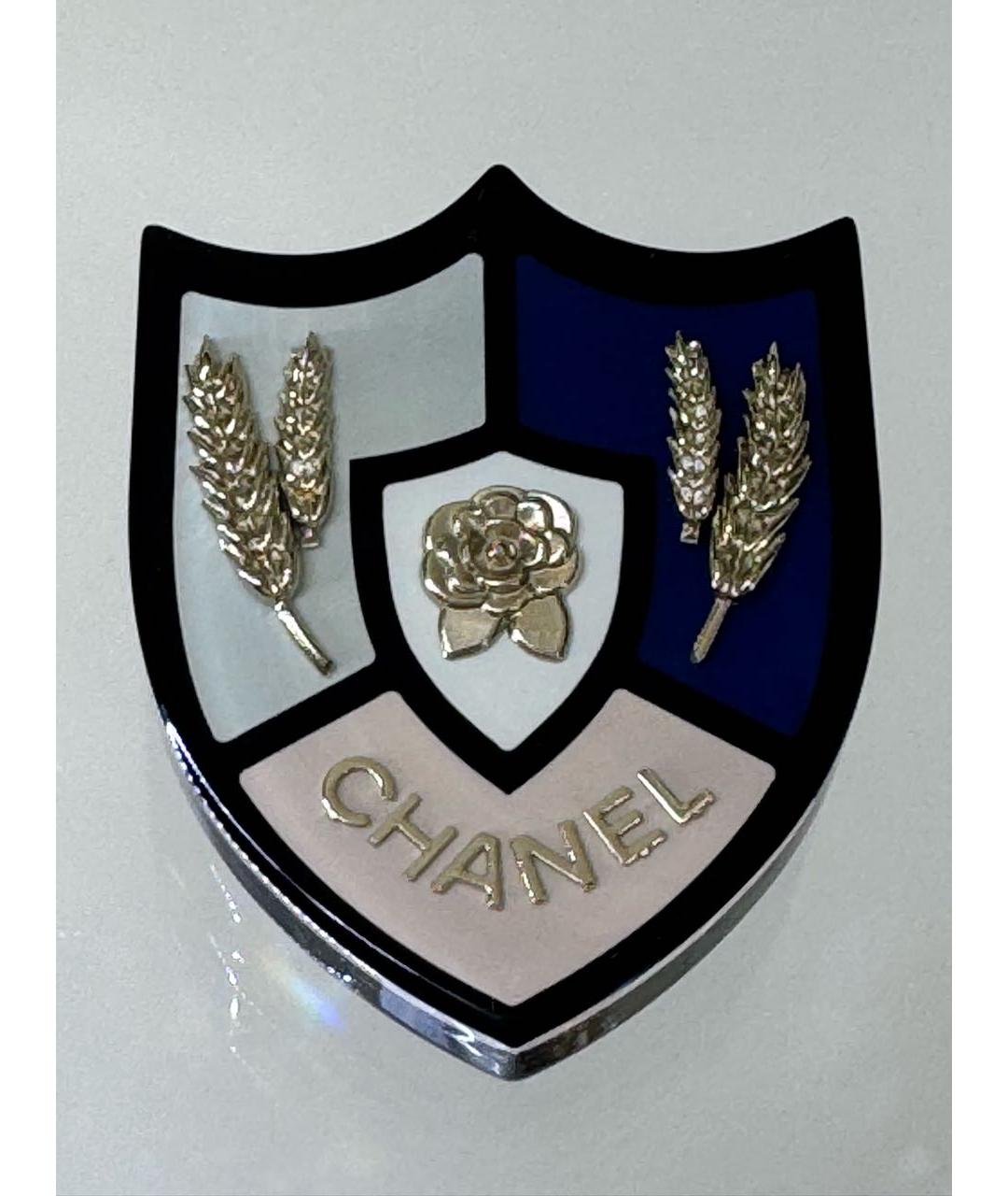 CHANEL Темно-синяя булавка / брошь, фото 2
