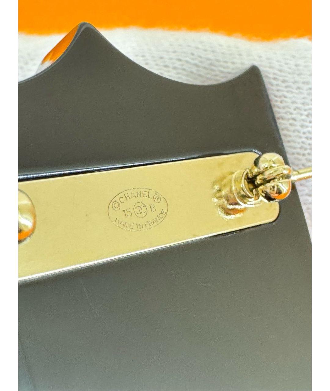 CHANEL Темно-синяя булавка / брошь, фото 5