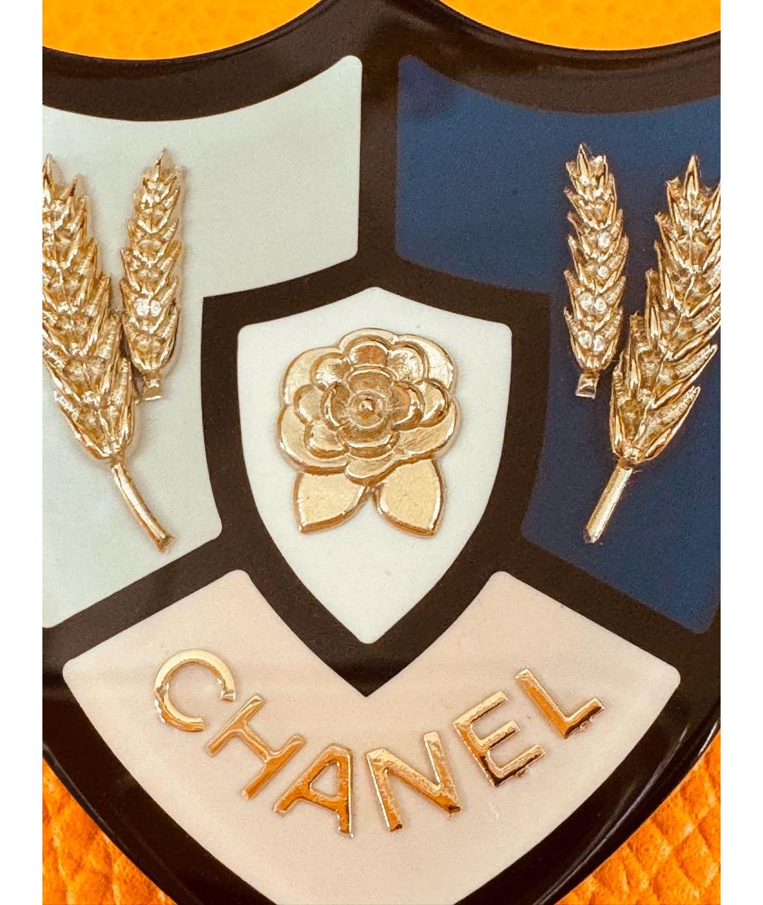 CHANEL Темно-синяя булавка / брошь, фото 3