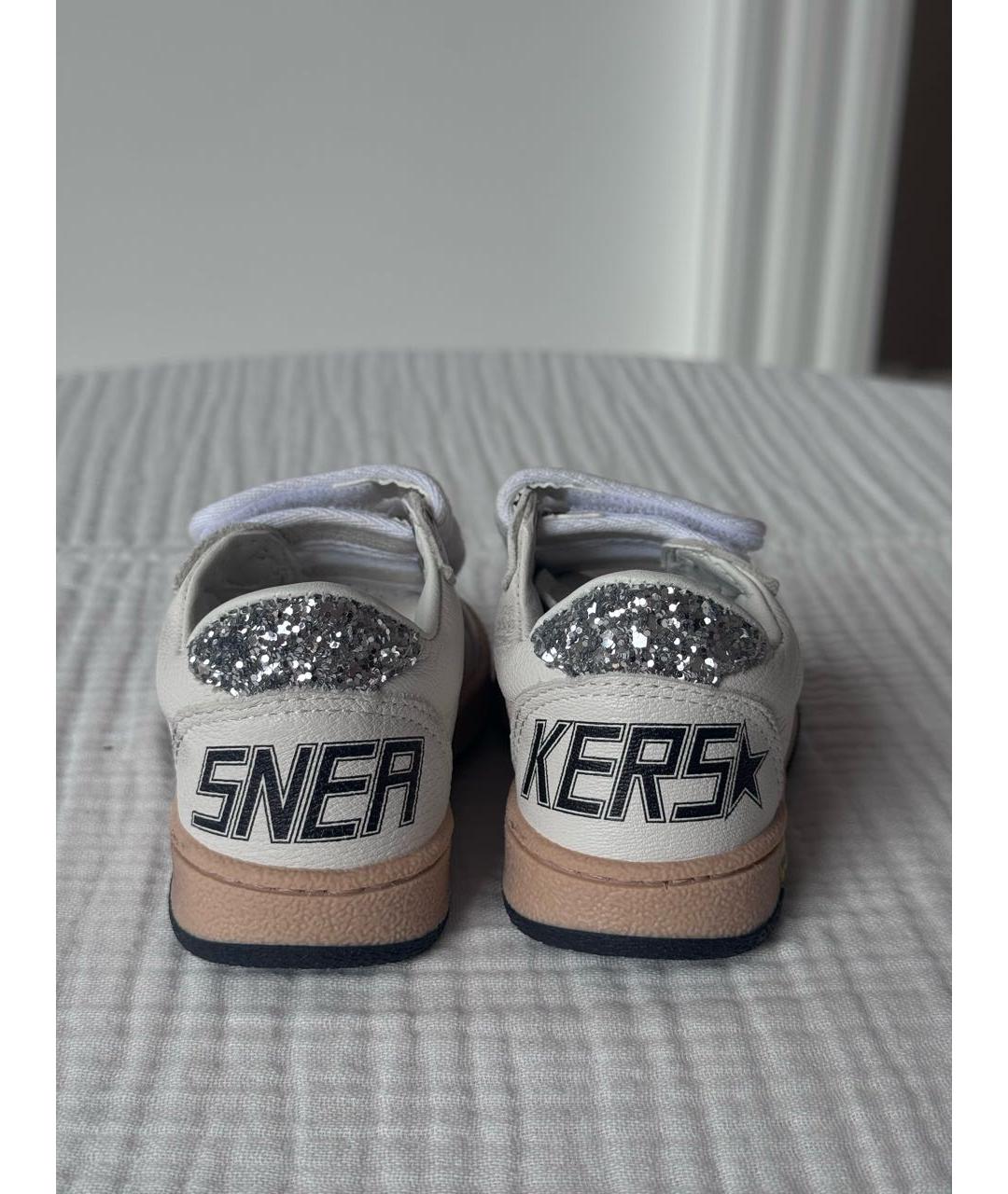 GOLDEN GOOSE DELUXE BRAND Белые кожаные кеды, фото 4