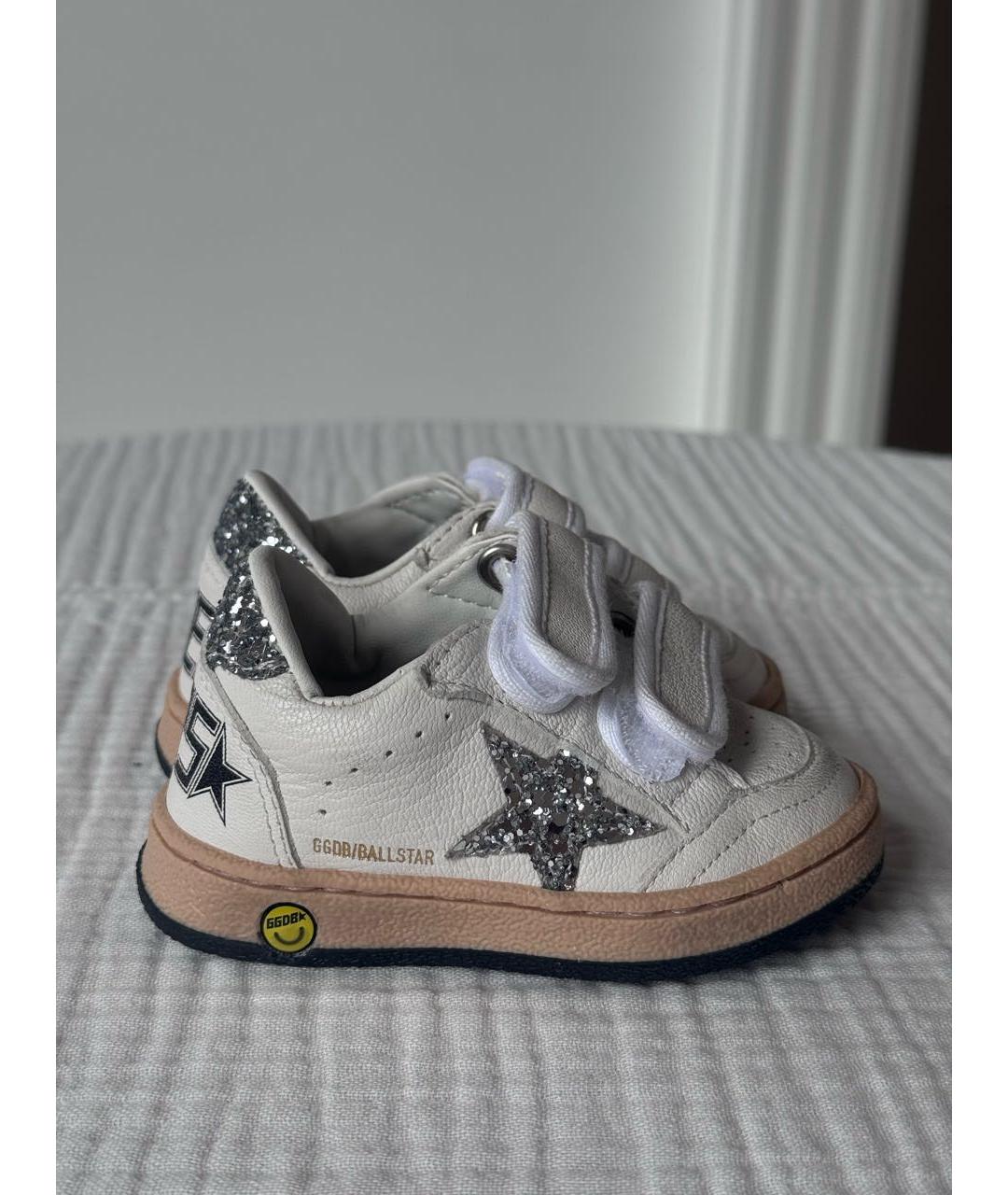 GOLDEN GOOSE DELUXE BRAND Белые кожаные кеды, фото 5