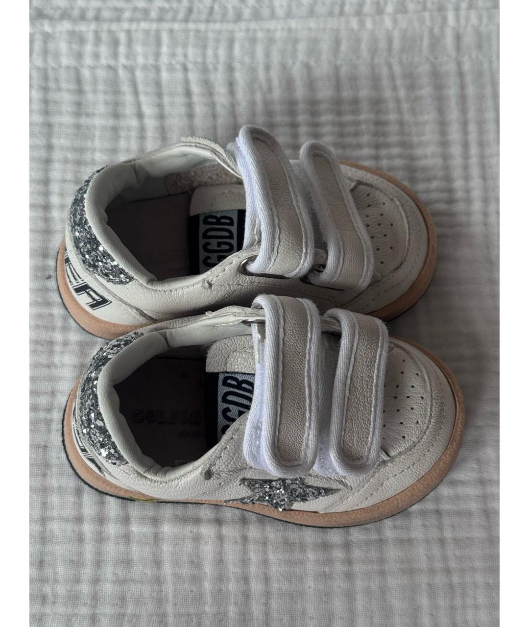 GOLDEN GOOSE DELUXE BRAND Белые кожаные кеды, фото 3