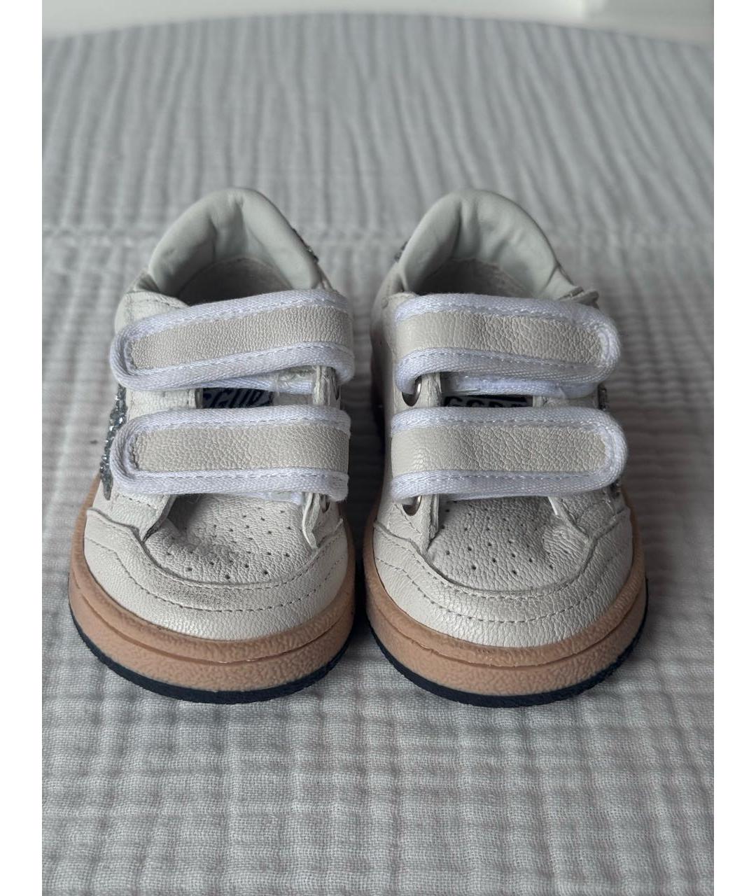 GOLDEN GOOSE DELUXE BRAND Белые кожаные кеды, фото 2