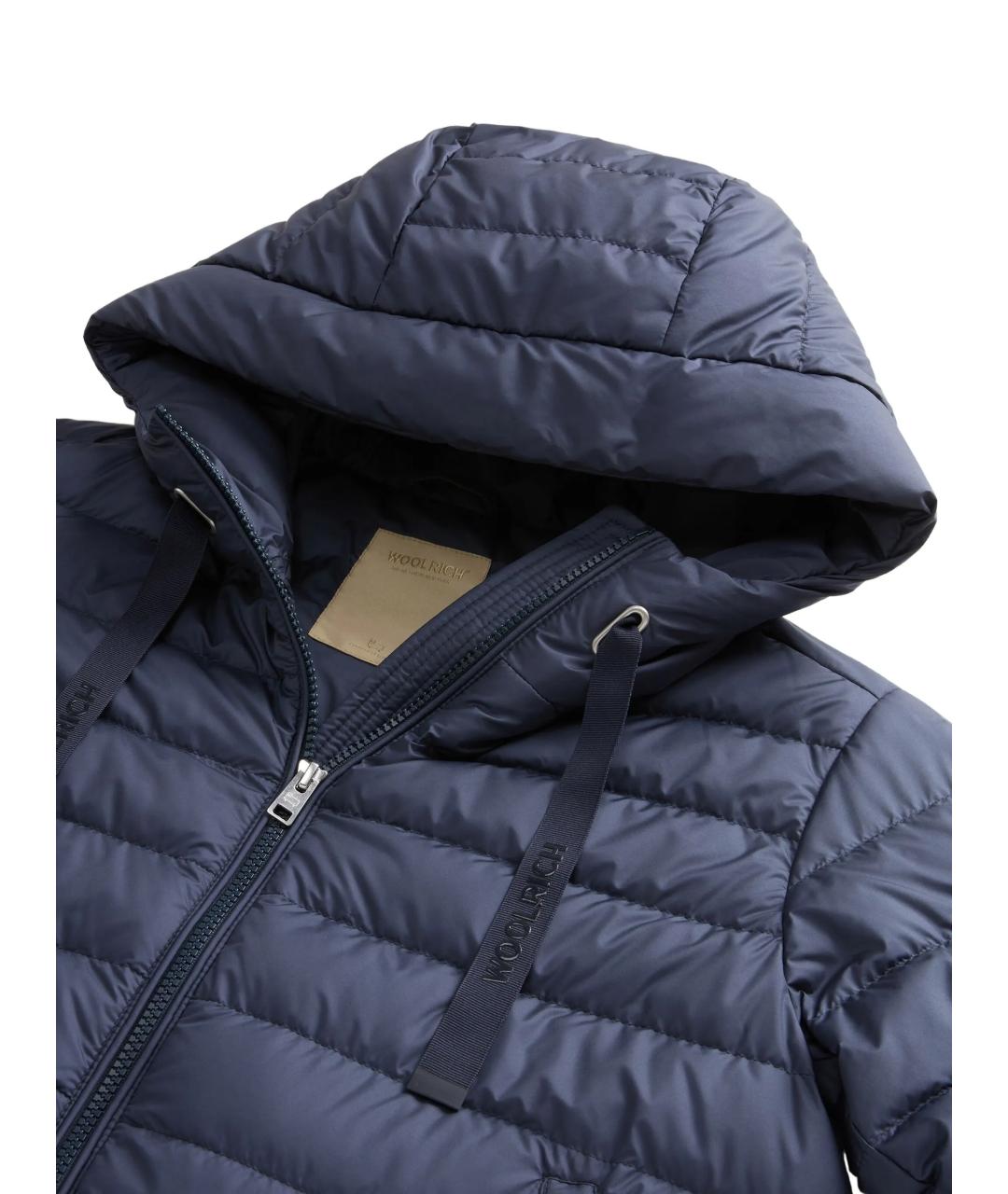 WOOLRICH Синяя полиэстеровая куртка, фото 6