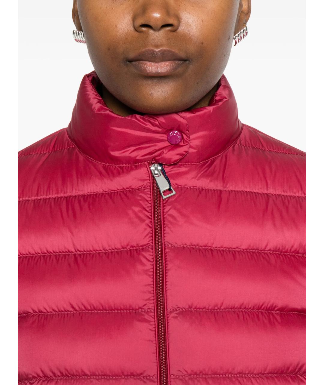 MONCLER Розовая полиамидовая куртка, фото 5