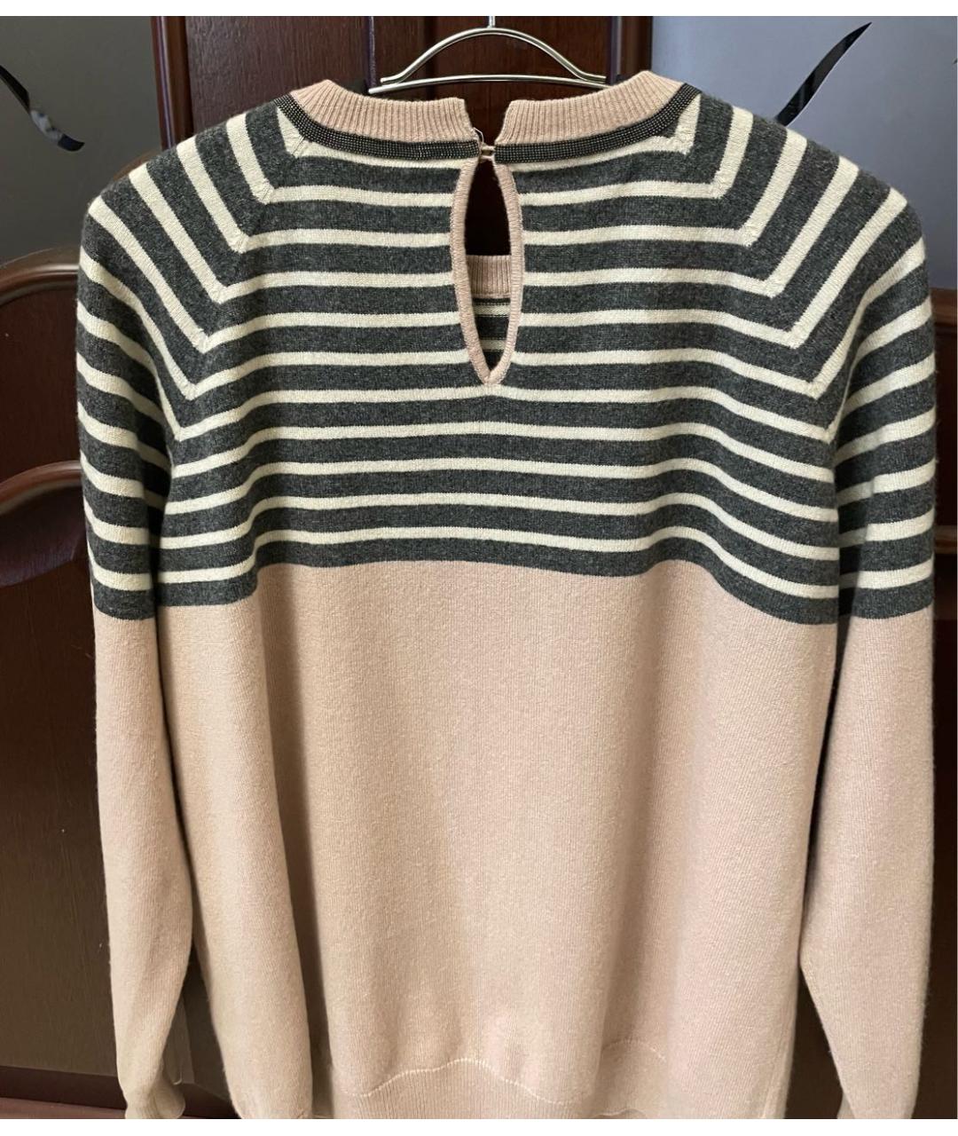 BRUNELLO CUCINELLI Розовый кашемировый джемпер / свитер, фото 2