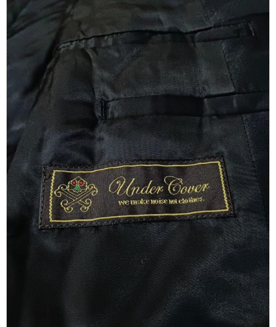 UNDERCOVER Черный шелковый жакет/пиджак, фото 5