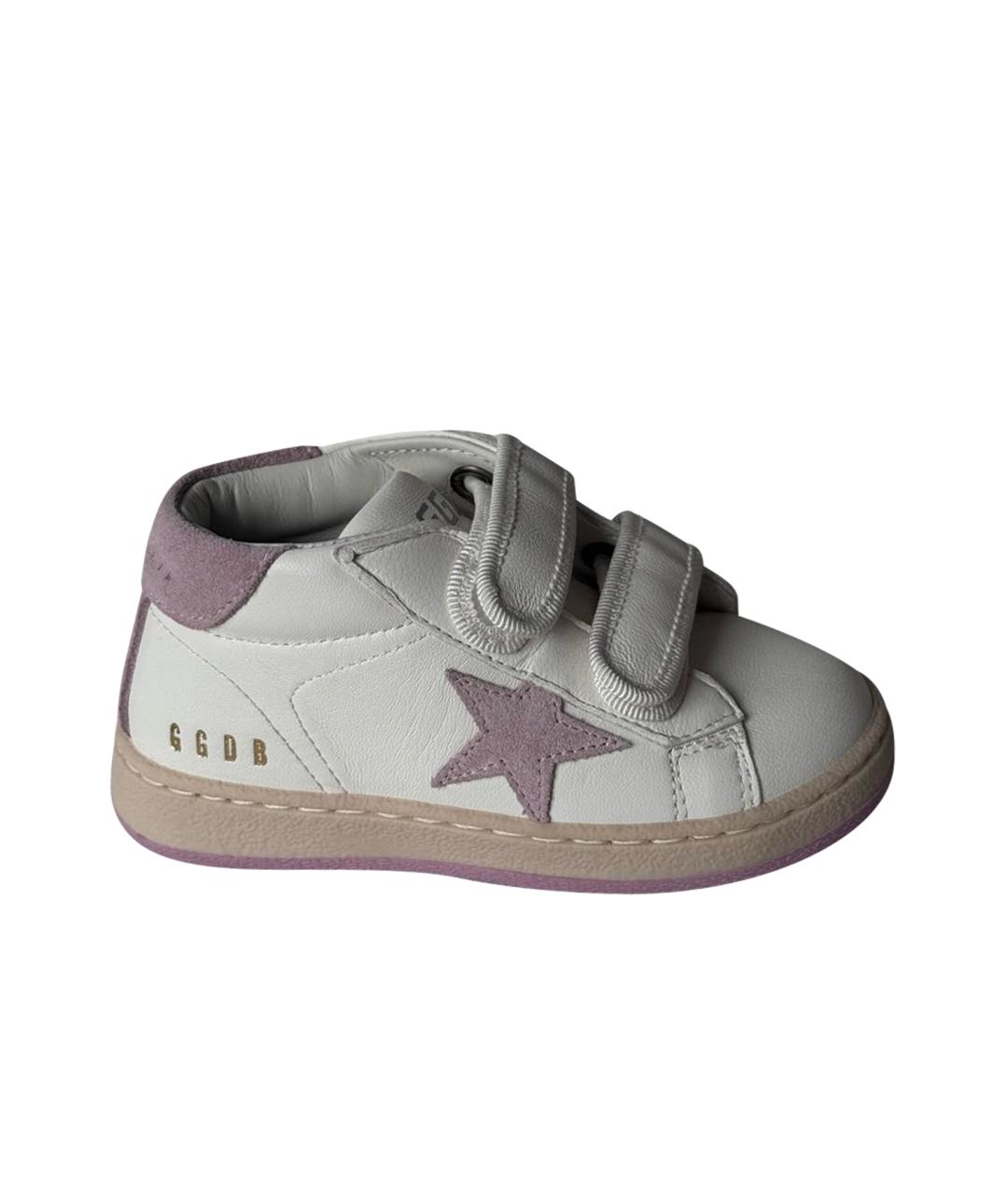 GOLDEN GOOSE DELUXE BRAND Белые кожаные кеды, фото 1