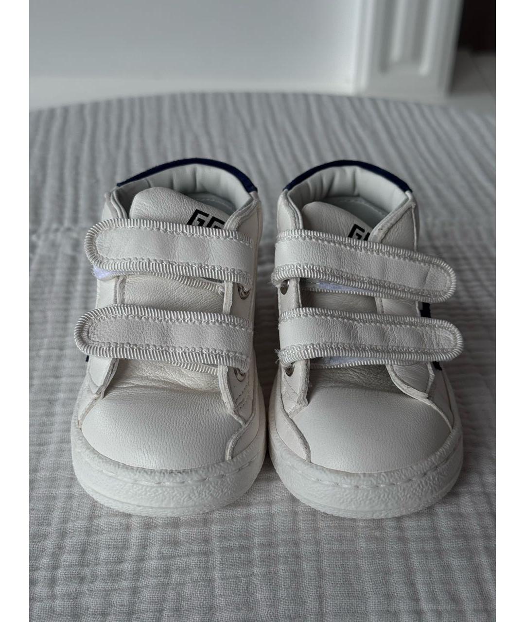 GOLDEN GOOSE DELUXE BRAND Белые кожаные кеды, фото 2