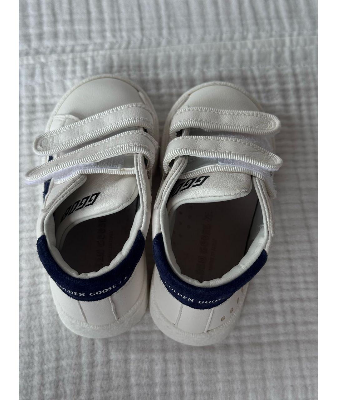 GOLDEN GOOSE DELUXE BRAND Белые кожаные кеды, фото 3