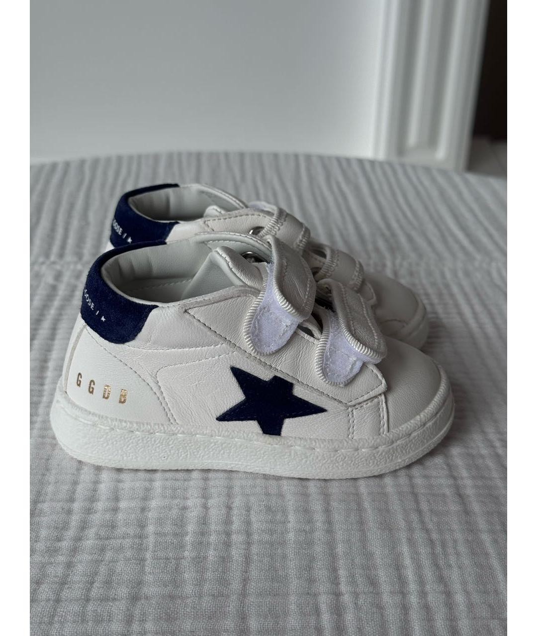 GOLDEN GOOSE DELUXE BRAND Белые кожаные кеды, фото 5