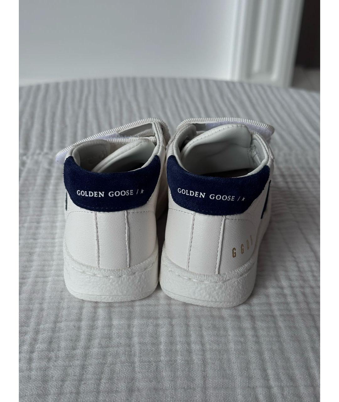 GOLDEN GOOSE DELUXE BRAND Белые кожаные кеды, фото 4