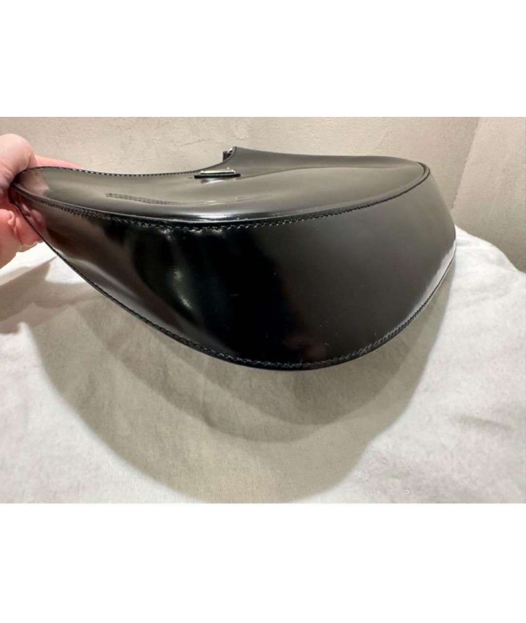 PRADA Черная кожаная сумка через плечо, фото 3