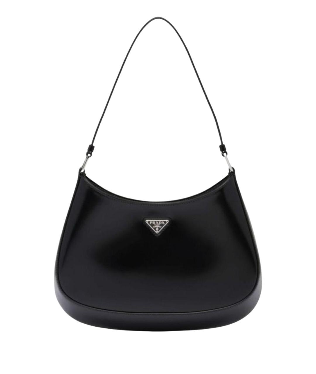 PRADA Черная кожаная сумка через плечо, фото 1