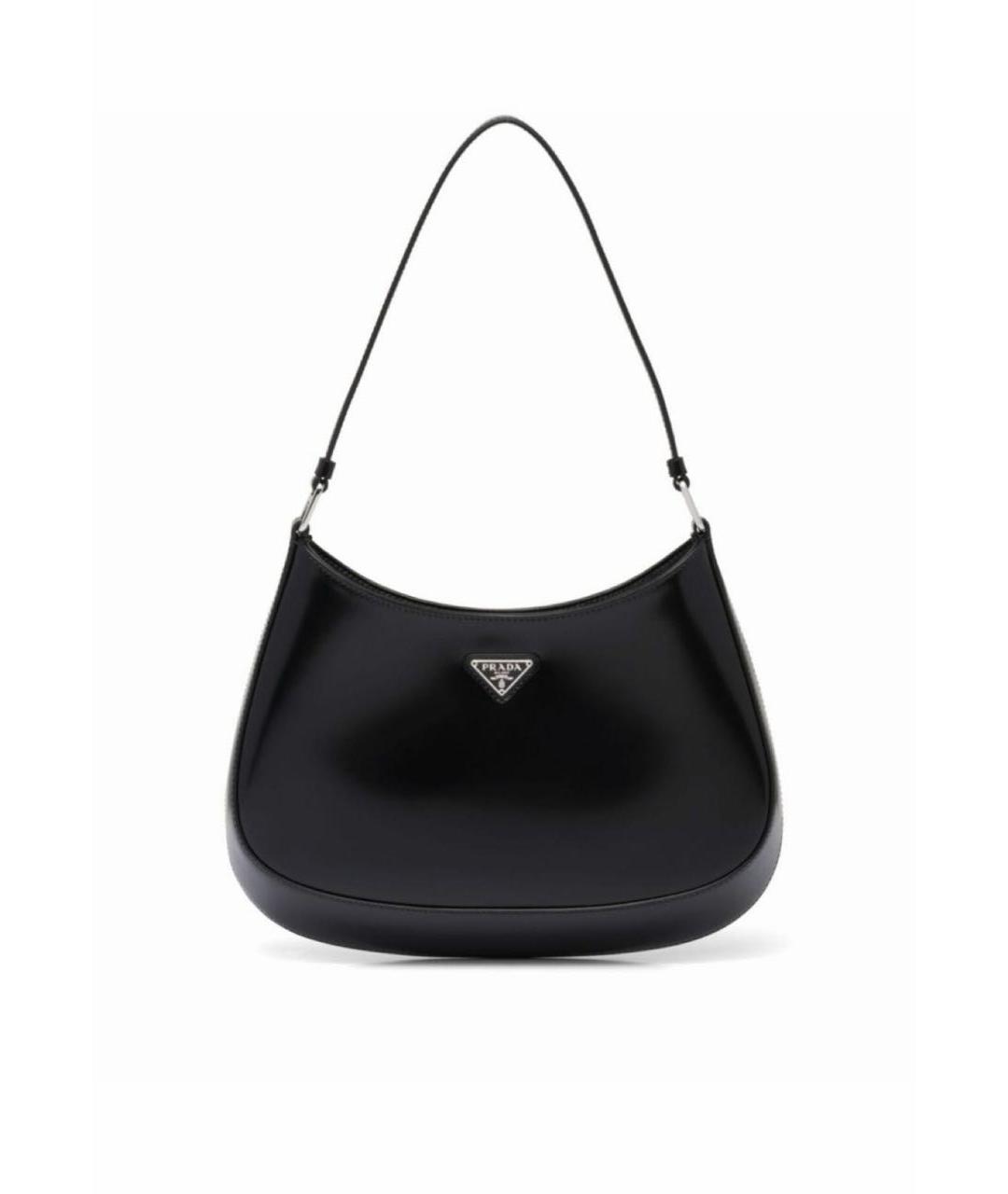 PRADA Черная кожаная сумка через плечо, фото 5