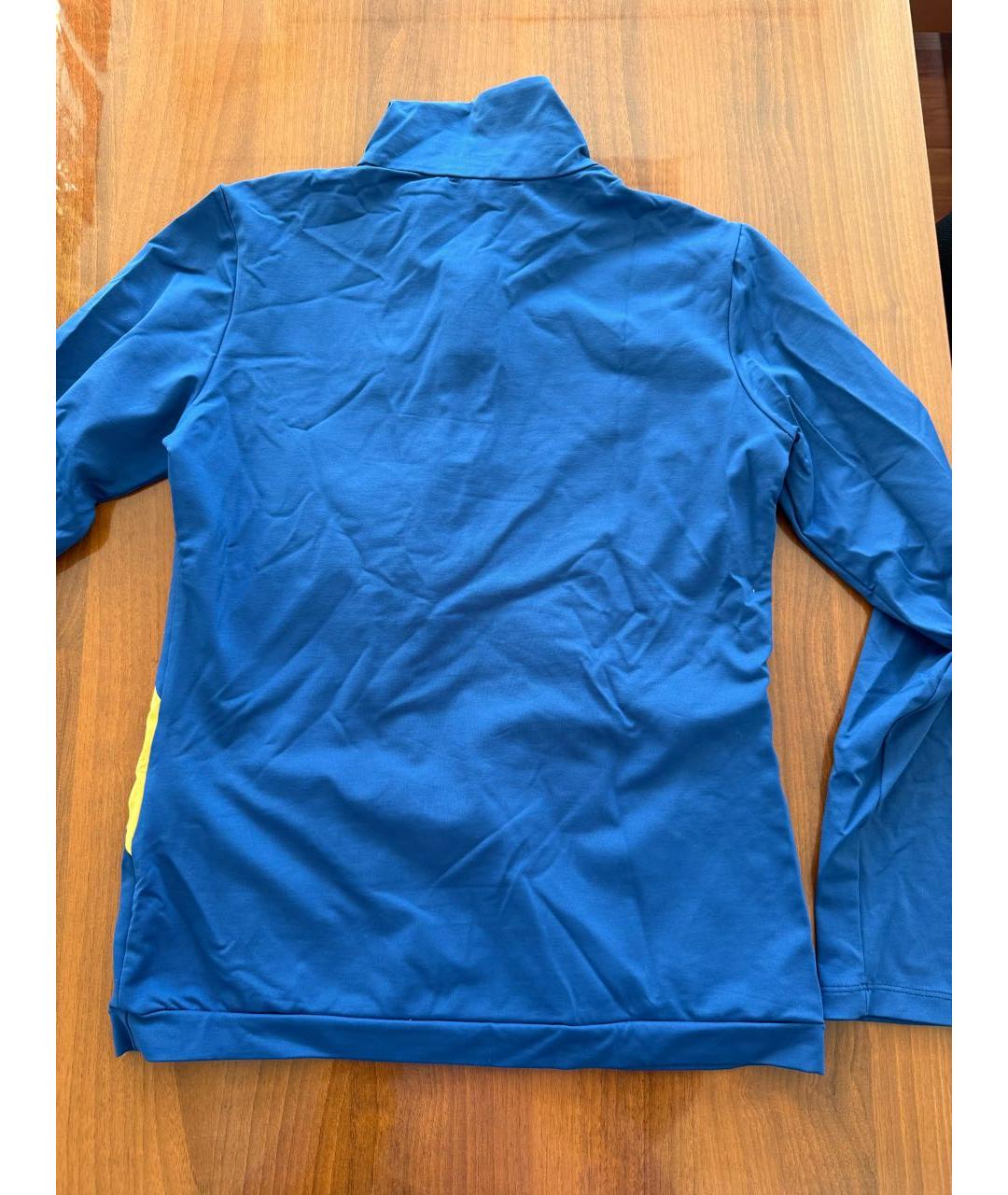 FENDI Темно-синяя полиамидовая спортивная куртка, фото 3