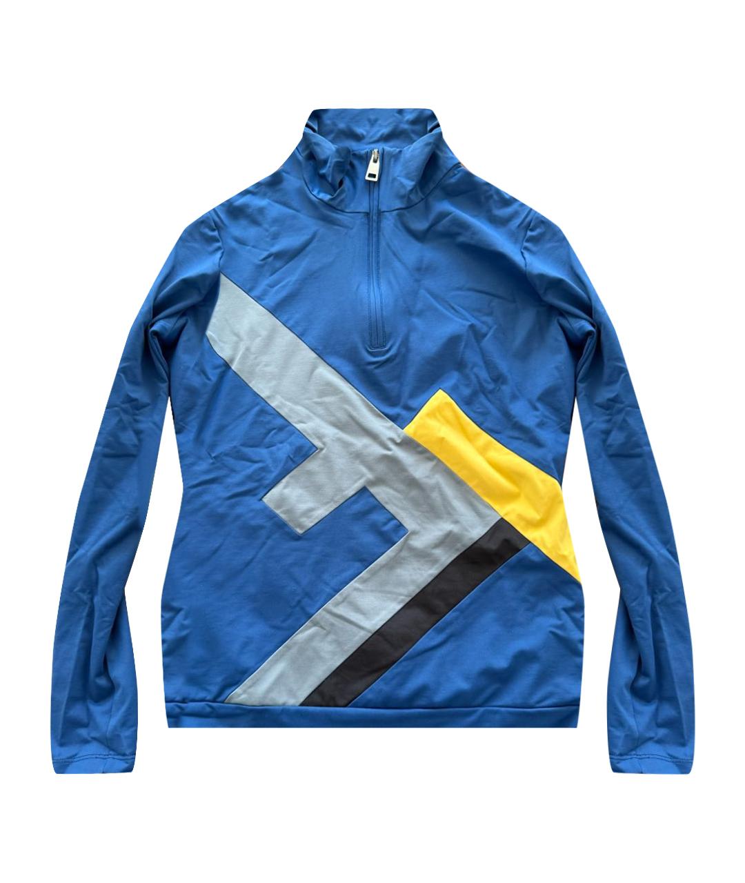 FENDI Темно-синяя полиамидовая спортивная куртка, фото 1