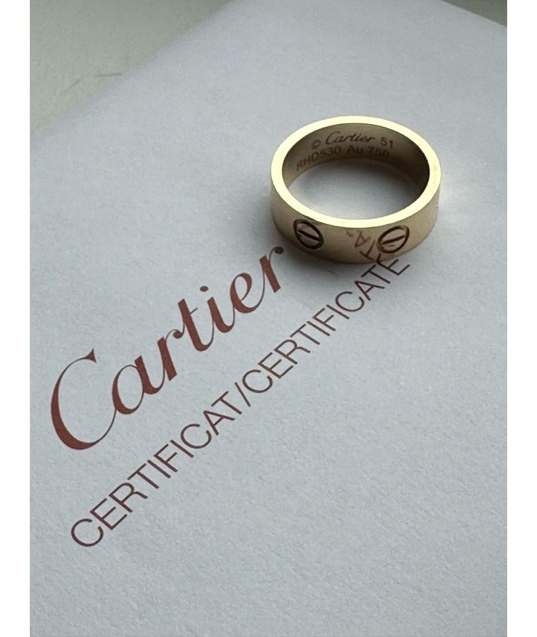 CARTIER Желтое кольцо из желтого золота, фото 3
