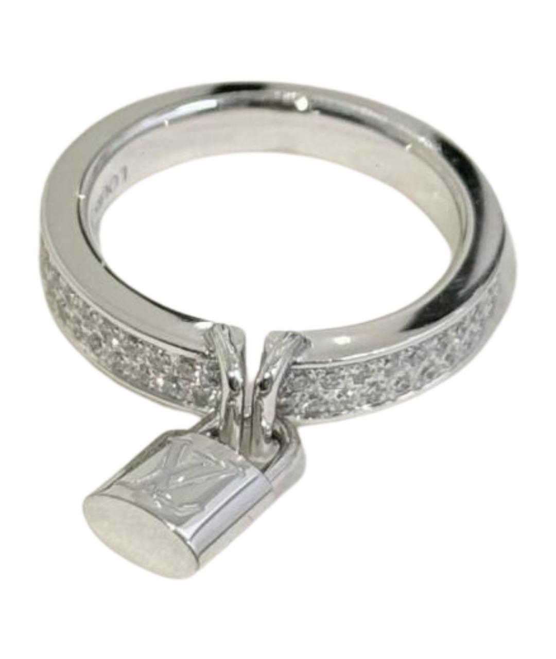 LOUIS VUITTON Серебряное кольцо из белого золота, фото 1