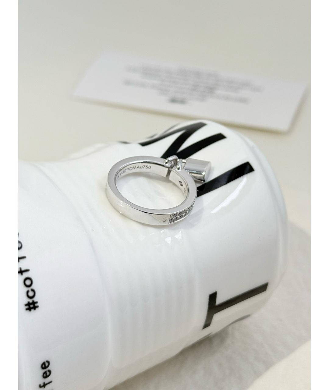 LOUIS VUITTON Серебряное кольцо из белого золота, фото 4