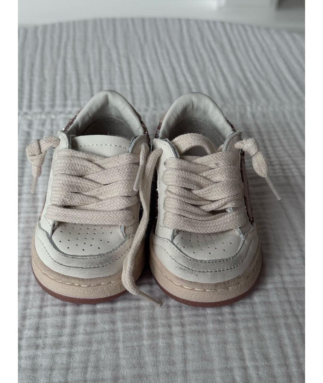 GOLDEN GOOSE DELUXE BRAND Розовые кожаные кеды, фото 3