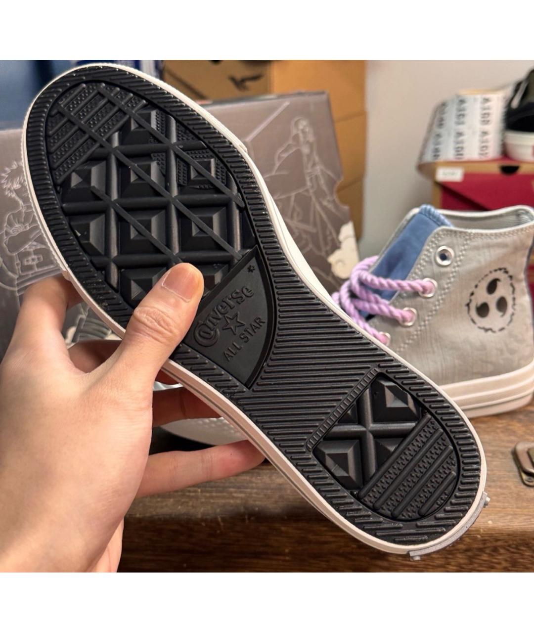 CONVERSE Серые текстильные кеды, фото 8