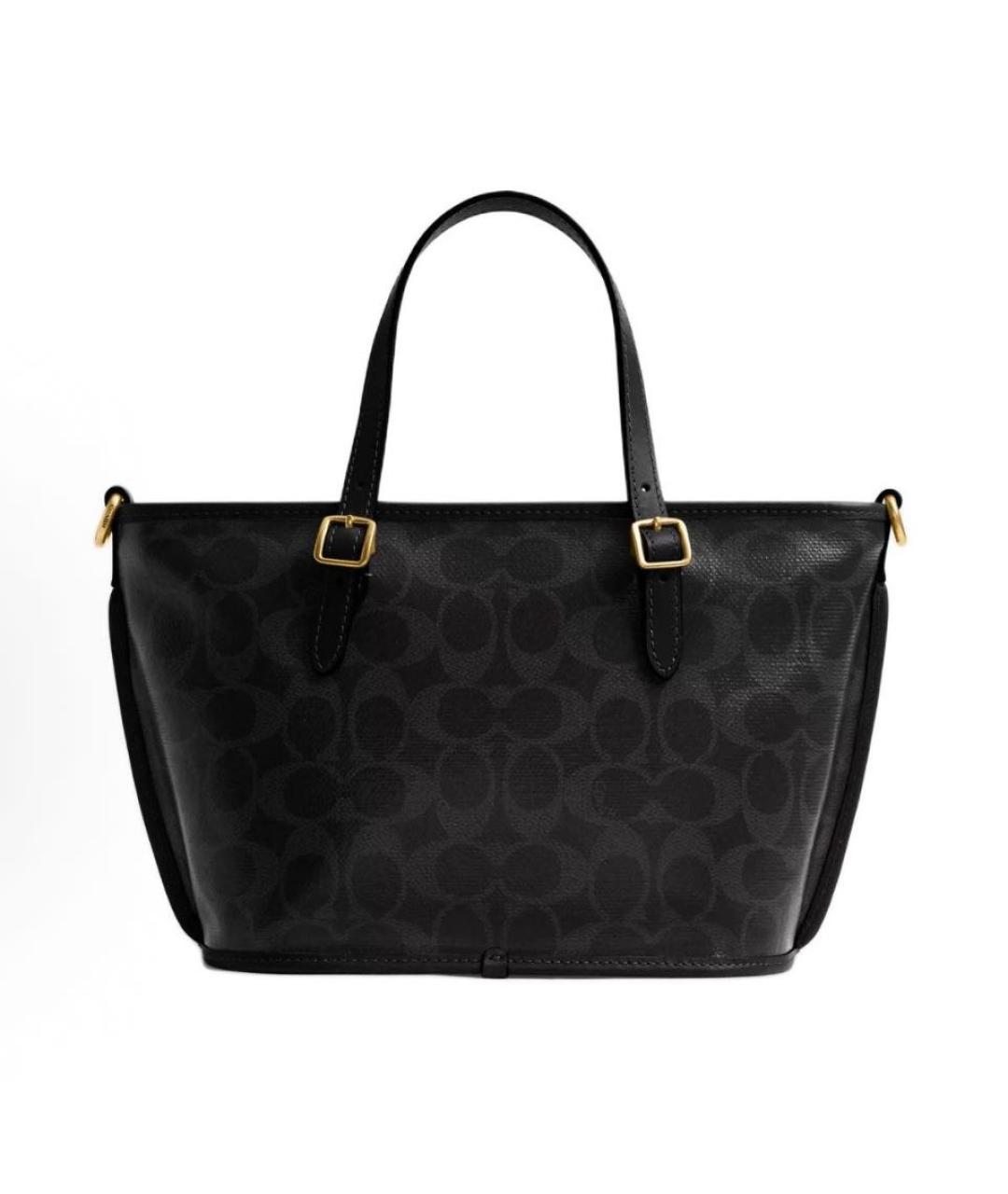 COACH Черная сумка тоут, фото 3