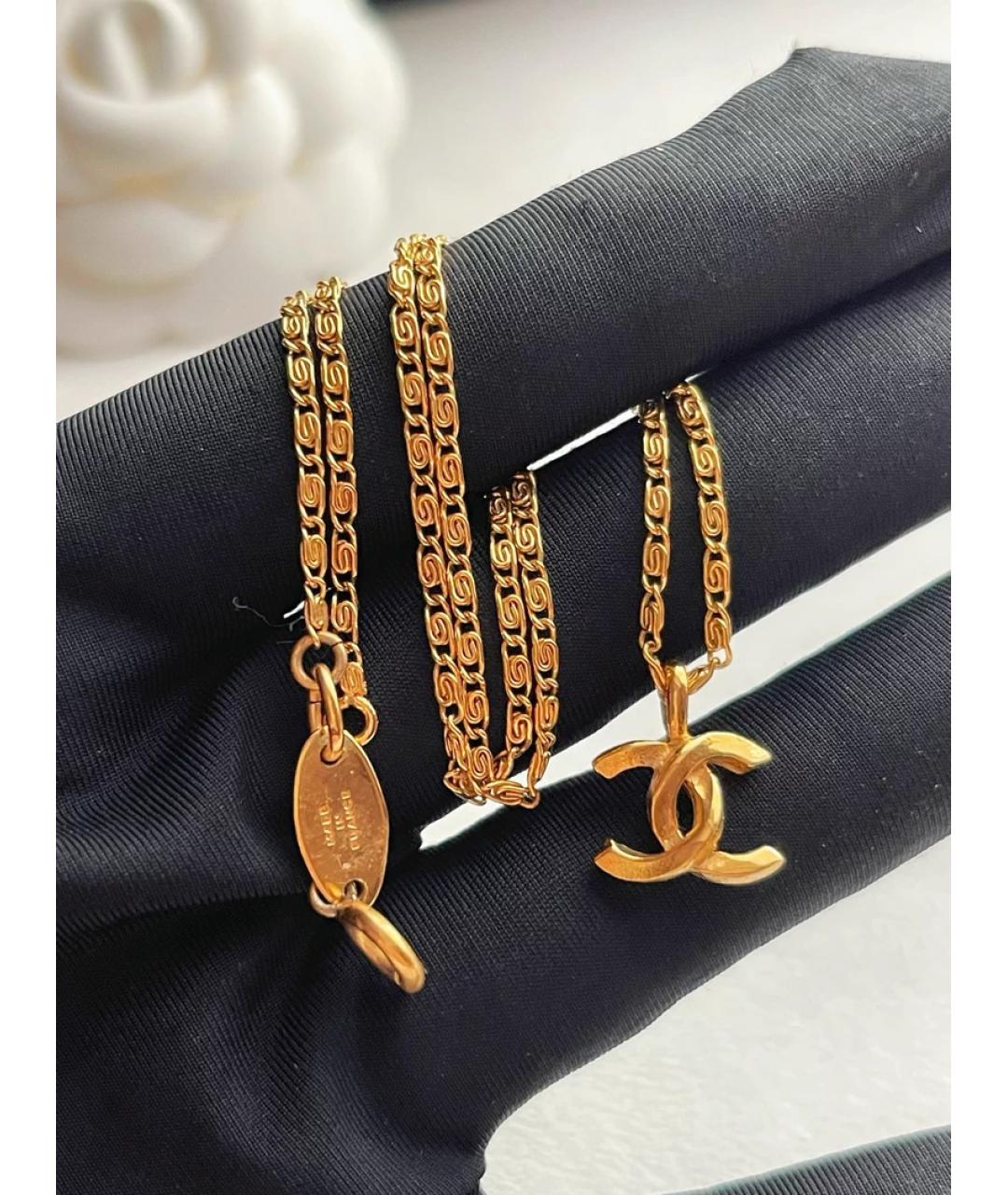 CHANEL Золотая подвеска из желтого золота, фото 2