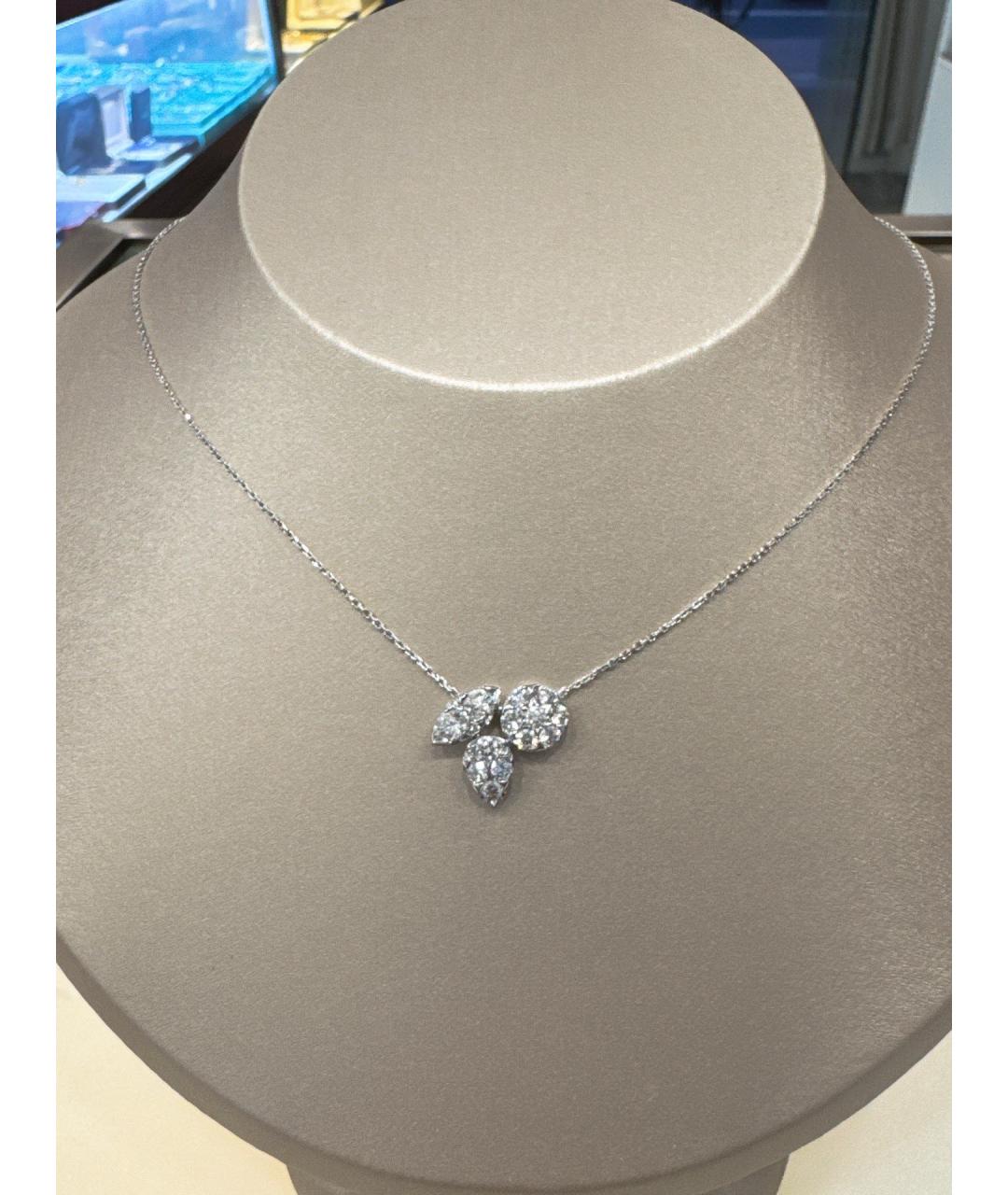 CARTIER Серебряное колье из белого золота, фото 2