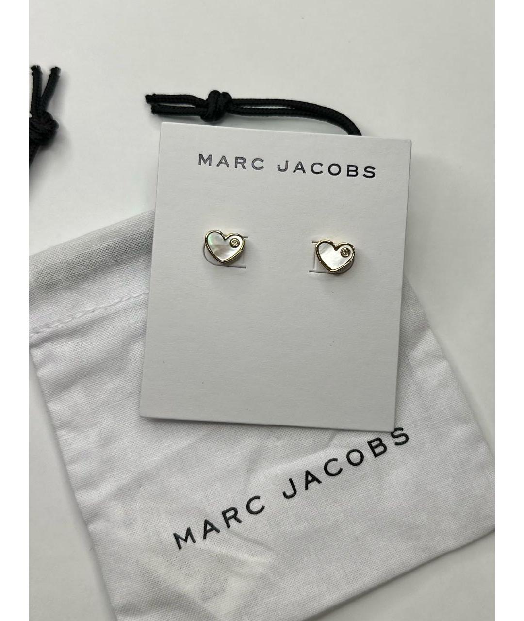 MARC JACOBS Золотые металлические серьги, фото 6