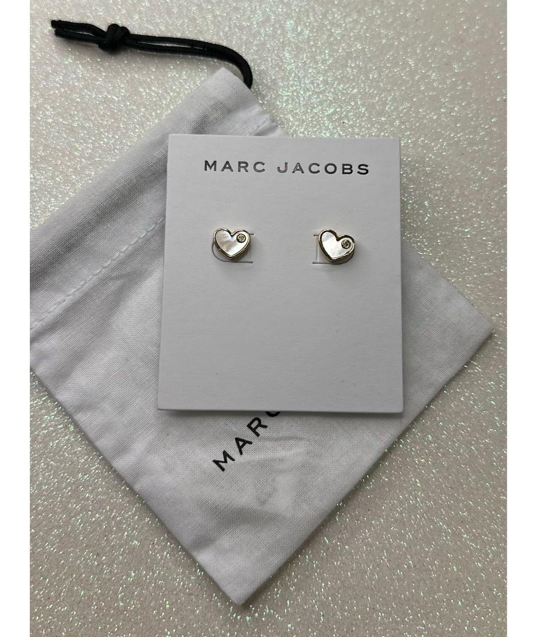MARC JACOBS Золотые металлические серьги, фото 5