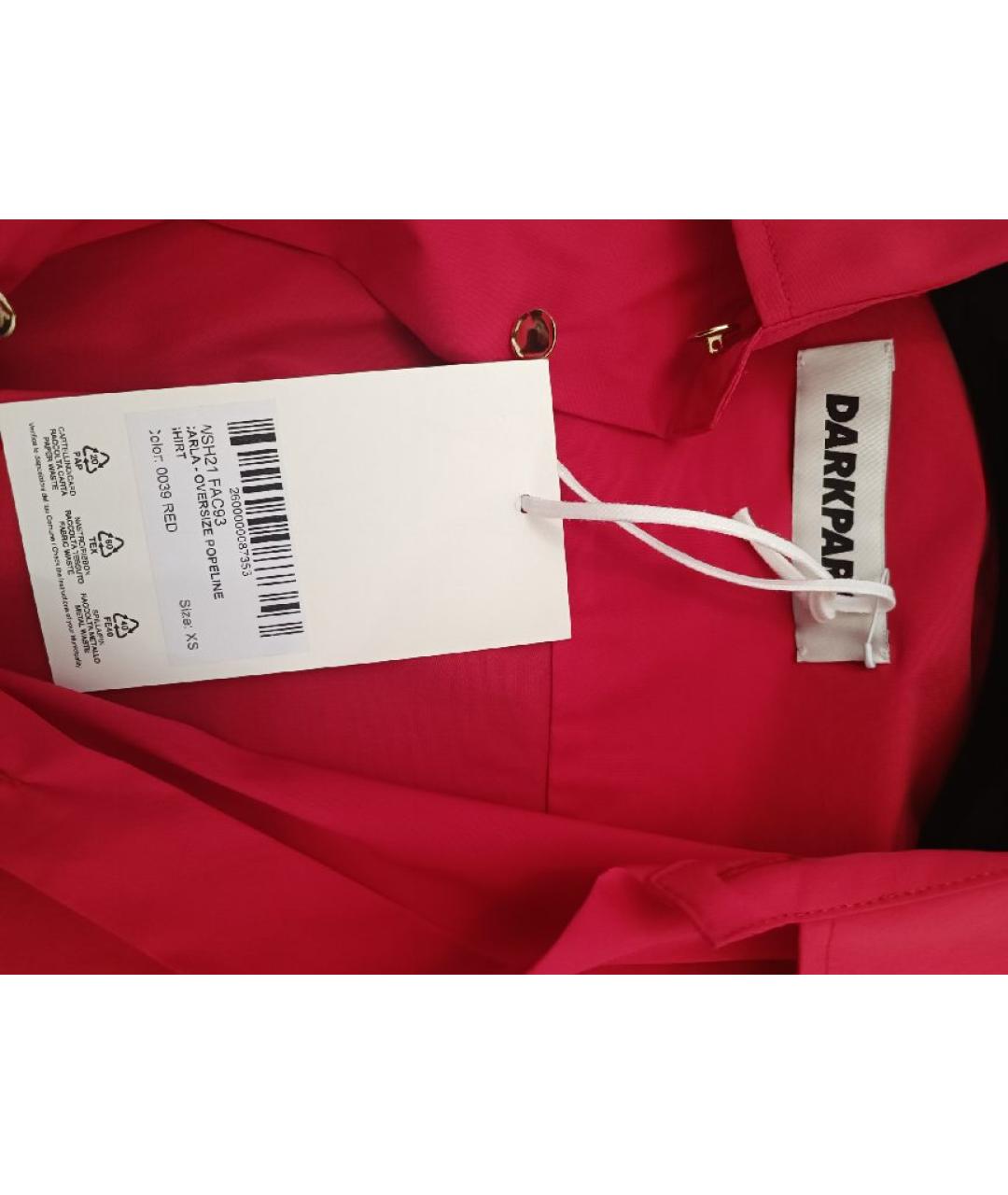 DARKPARK Красная хлопковая рубашка, фото 3